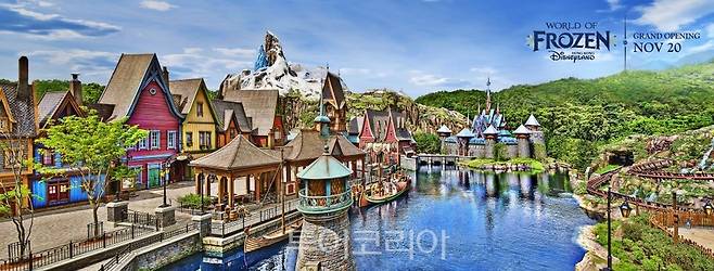 홍콩 디즈니랜드 겨울왕국 테마랜드 '월드 오브 프로즌' /사진-홍콩관광청