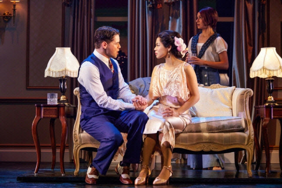 A scene from OD Company's "The Great Gatsby" starring Jeremy Jordan, left, and Eva Noblezada at Paper Mill Playhouse in Millburn, New Jersey [OD COMPANY]