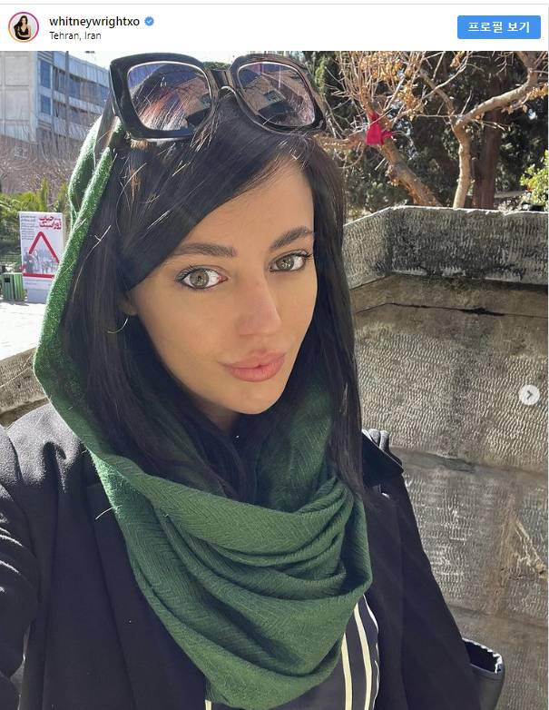 휘트니 라이트가 테헤란 여행 중 촬영한 사진/사진=휘트니 라이트 인스타그램