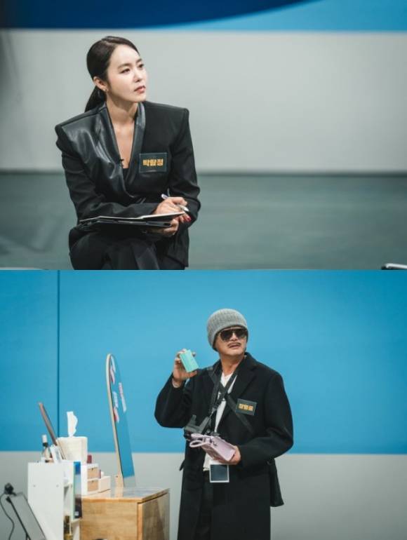 '크라임씬 리턴즈' 윤현준 PD를 비롯해 방송안 박지윤(위)과 장진 감독(아래)와 함께 7년 만에 돌아왔다. /티빙