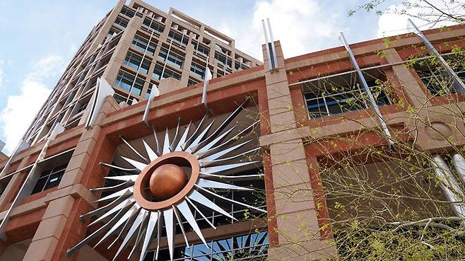 2월 19일 피닉스 시청사 모습. 피닉스시 홈페이지