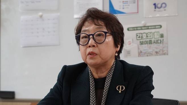 탁영란 대한간호협회장./대한간호협회