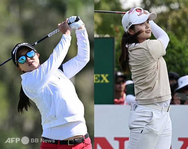 2024년 미국여자프로골프(LPGA) 투어 혼다 LPGA 타일랜드 골프대회 우승 경쟁 끝에 공동 3위로 마친 김세영, 최혜진 프로. 사진제공=ⓒAFPBBNews = News1