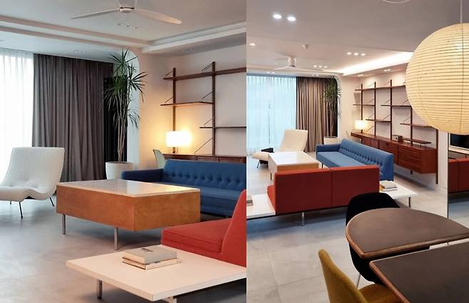 뉴진스 숙소 /사진=가구 업체 인스타그램