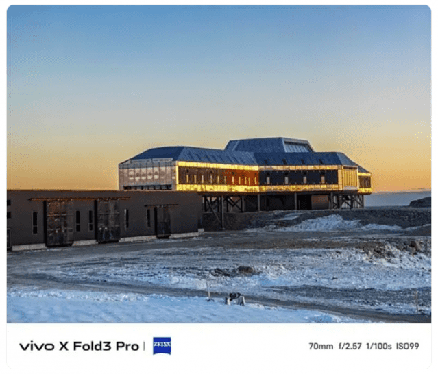 비보 X 폴드 3 프로로 촬영된 남극 풍경 (사진=비보)