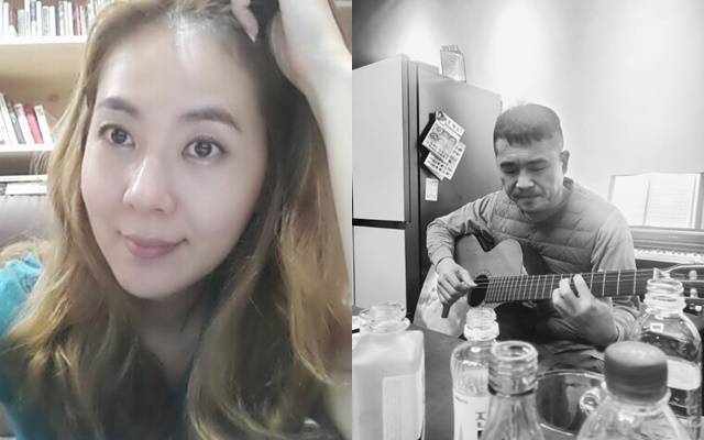 왼쪽부터 박준희, 김건모 / 박준희 소셜미디어