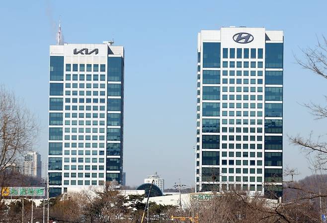 서울 양재동 현대기아자동차 빌딩 전경. 뉴시스 제공