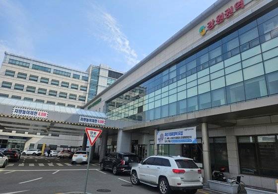 22일 강원대병원. 채혜선 기자