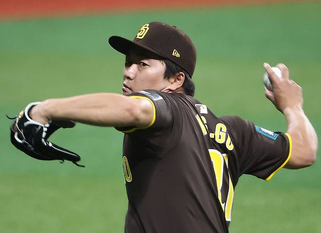 ▲ 고우석은 2024년에는 마이너리그 거부권이 없었고, 결국 샌디에이고는 이를 이용해 그를 마이너리그로 내려보낼 수 있었다 ⓒ곽혜미 기자