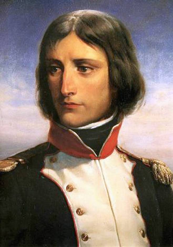 코르시카 의용대 부사령관 시절인 23살의 젊은 나폴레옹.