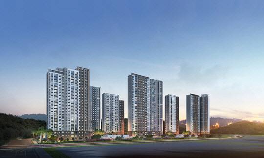 무순위 청약 물량 1가구가 나오는 경기 고양시 덕양구 ‘DMC한강자이더헤리티지’ 조감도. GS건설 홈페이지 캡처