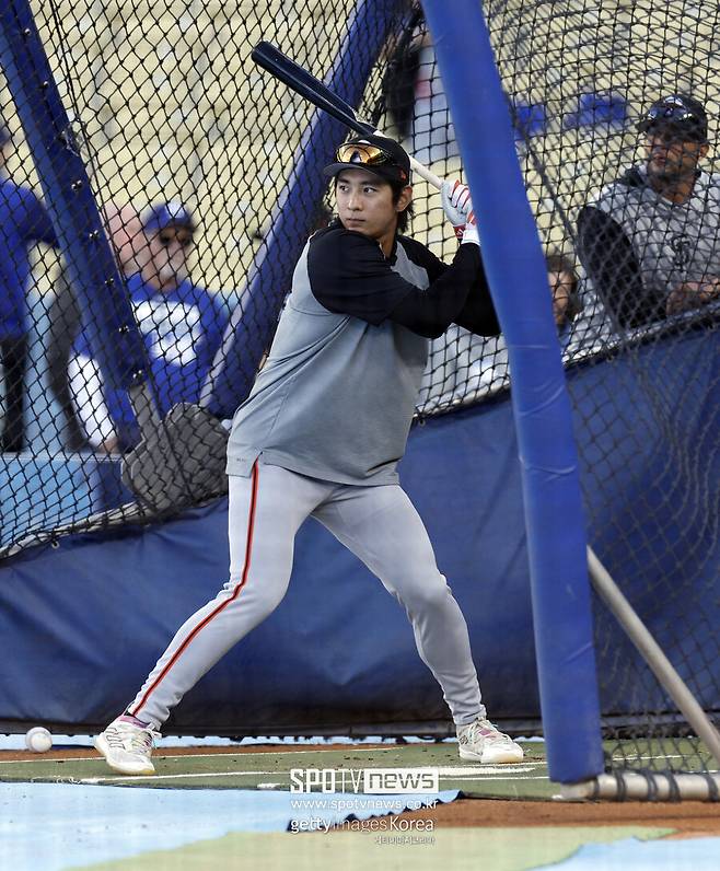 ▲ 샌프란시스코 자이언츠 이정후의 시즌 초반 활약상이 심상치 않다. 개막 5경기 연속 출루에 3할 타율을 기록하면서 내셔널리그 신인왕 후보로 언급되고 있다.