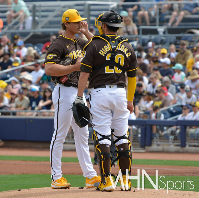 (샌디에이고 포수 카일 히가시오카)