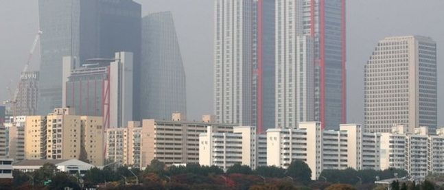 서울 소재 연면적 3300㎡ 이상 오피스 빌딩 매매가격지수가 지난해 4분기 100.85로 전 분기(100.43)에서 0.42% 상승했다.ⓒ뉴시스