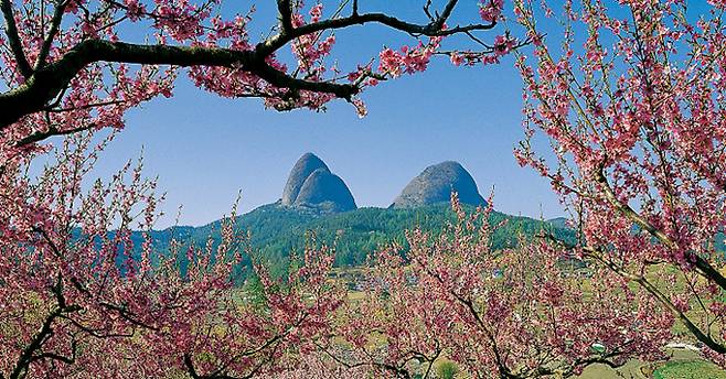 우리나라 100대 명산으로 선정된 마이산. 산림청