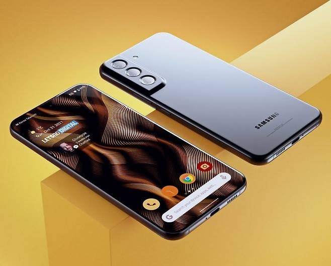 갤럭시S22의 모습.