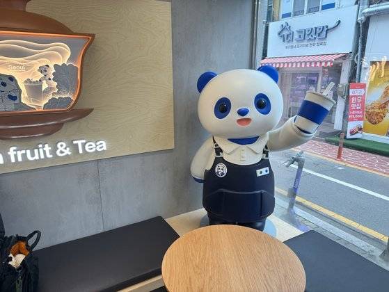차백도의 공식 캐릭터인 팬더 '차차'의 모습. 박이담 기자