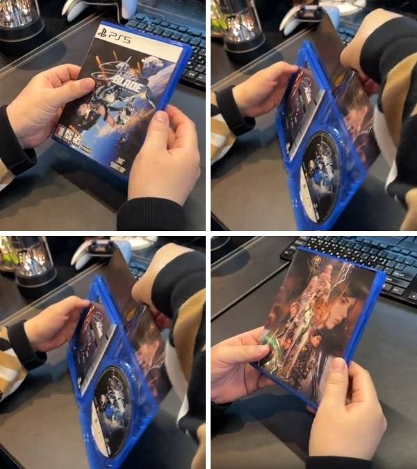 - 한국어판 패키지 오픈 케이스를 선보인 김형태 시프트업 대표