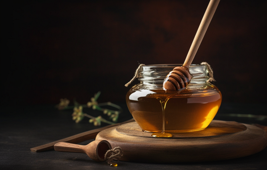 벌꿀|출처: 미드저니