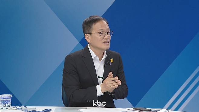 ▲ 23일 KBC '여의도초대석'에 출연한 박주민 더불어민주당 원내수석부대표