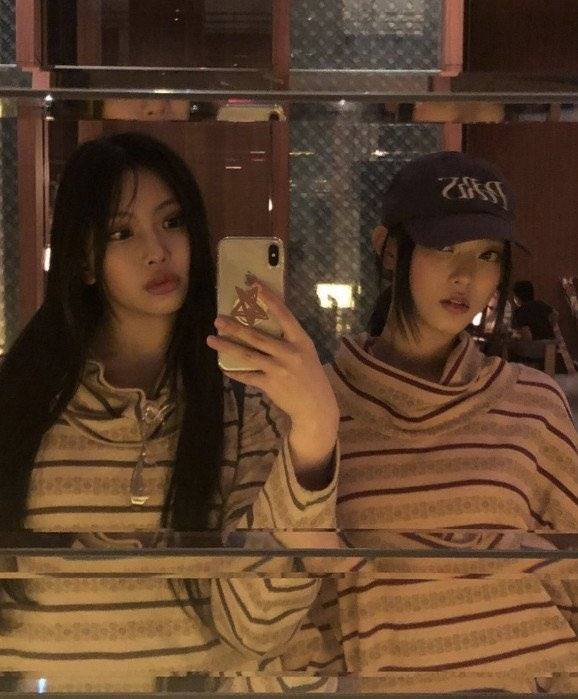 뉴진스 혜린과 해인. 사진 | 온라인 커뮤니티