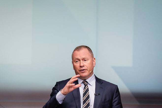 노르웨이 석유펀드의 니콜라이 탕겐 최고경영자(CEO). (사진=AFP)