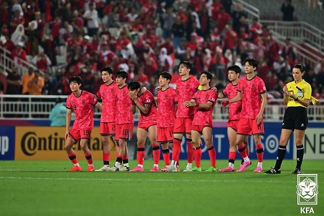 승부차기끝에 패한 U-23 축구 대표팀의 올림픽 본선 행이 좌절됐다, KFA