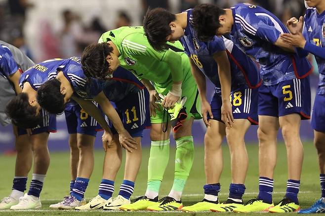 ▲ 일본과 카타르의 U-23 아시안컵 8강 경기. ⓒ 연합뉴스/AFP