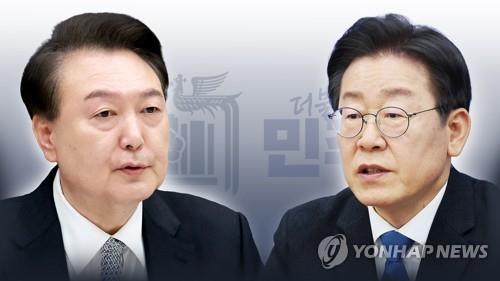 윤석열 대통령 - 이재명 대표 회담 (PG)
[강민지 제작] 사진합성·일러스트