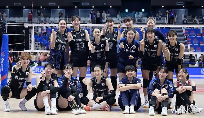 2023 VNL 여자배구 대표팀ⓒMHN스포츠 이지숙 기자