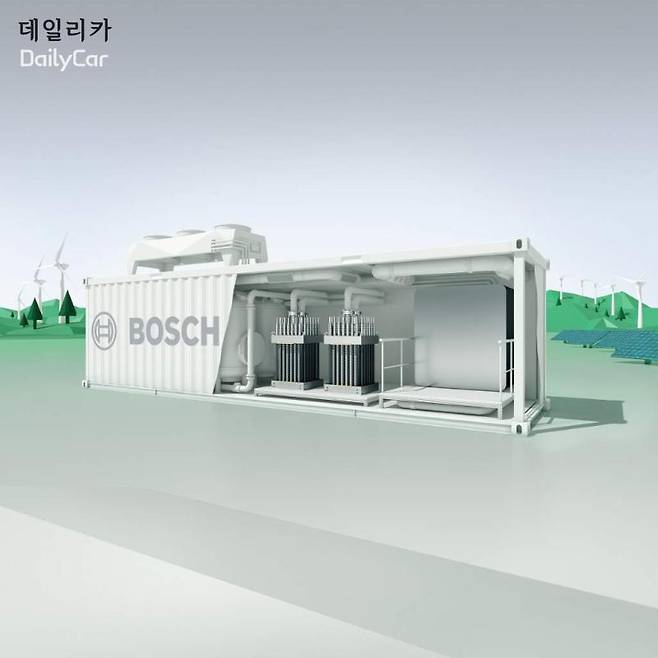 보쉬, 스택 및 스마트 전기분해 모듈-수소 수전해 장치 기술 (하노버 산업 박람회 2024)