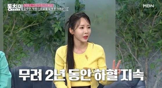 사진=MBN 예능 ‘속풀이쇼 동치미’ 캡처