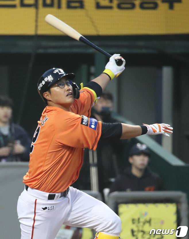 한화 이글스 주장 채은성이 1군 엔트리에서 빠졌다. 2024.3.29/뉴스1 ⓒ News1 김기태 기자
