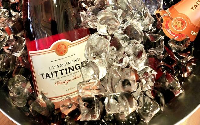 삼페인 떼땅져 프레스티지 로제. 최현태 기자