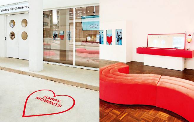 2024년 봄 시즌 콘셉트를 담은 성수 플래그십 스토어 전경.