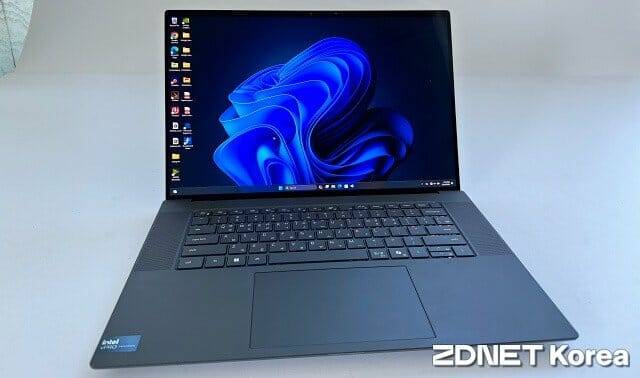 델테크놀로지스 프리시전 5690 모바일 워크스테이션. (사진=지디넷코리아)