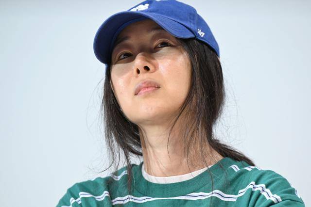 17일 오전 서울 서초구 서울중앙지방법원 제50부민사부(나)는 민 대표가 하이브를 상대로 제기한 의결권행사금지 가처분 소송 심문기일이 열렸다. 박시몬 기자 simon@hankookilbo.com