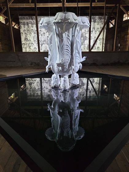 조덕현 개인전 '110 and: Horizon 지평' 전북 익산의 춘포 도정공장 문소영 기자