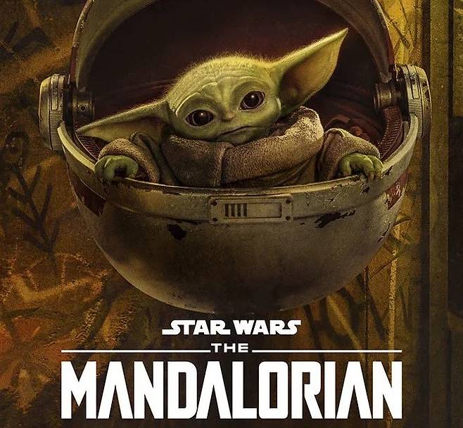 디즈니+가 제작한 실사 드라마 ‘만달로리안’ 속 베이비 요다 그로구.