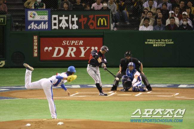 2009년 WBC에서 한국 김광현이 일본 이치로와 승부하는 모습. 스포츠조선DB