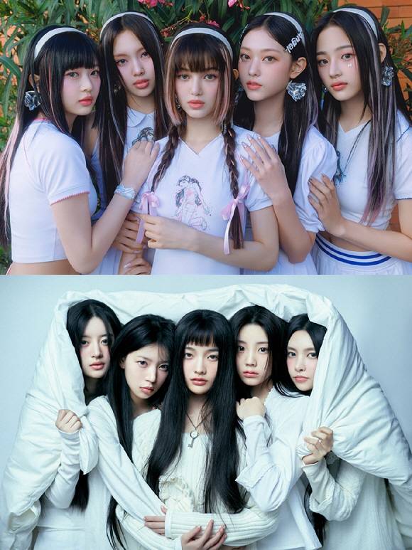 뉴진스(위), 아일릿. 사진 제공=어도어, 빌리프랩