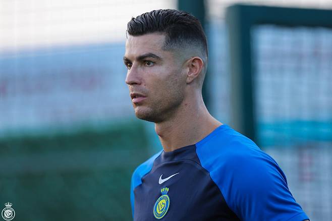 호날두. /사진=알 나스르 공식 사회관계망서비스(SNS)