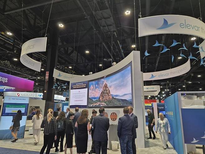 HLB 미국 자회사 엘레바 부스. 사진=HLB