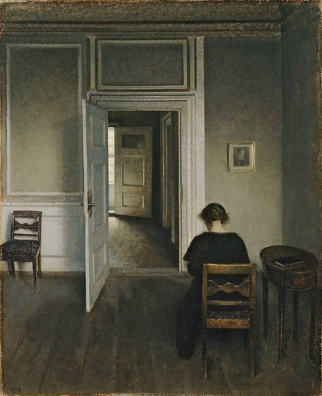 Interior, No 30 Strandgade(1906). /Aros Aarhus Kunstmuseum