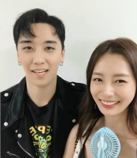 사진=왼쪽부터 승리, 송다은/송다은 소셜미디어