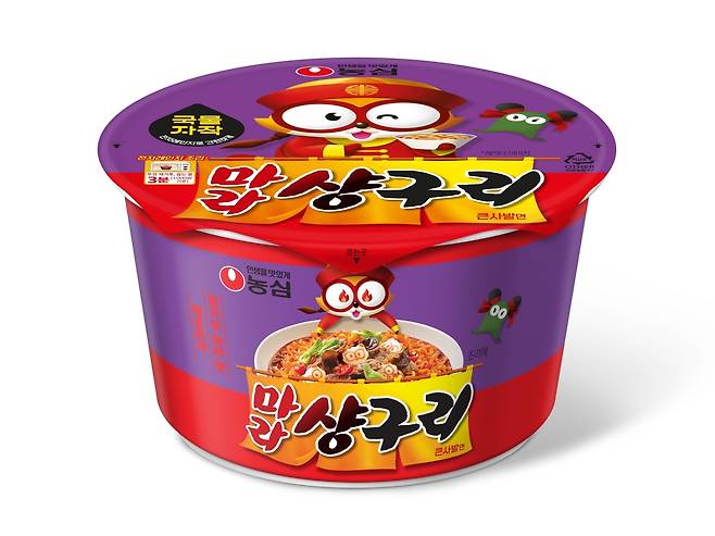농심 '마라샹구리 큰사발면' 제품 이미지.(농심 제공)