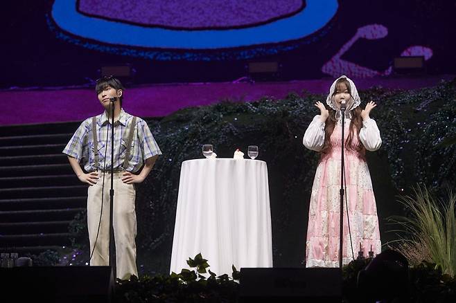 남매 듀오 악뮤(AKMU/이찬혁·이수현)가 16일 오후 5시 서울 송파구 올림픽공원 케이스포돔(KSPO DOME)에서 '2024 AKMU 10주년 콘서트-10VE'를 개최했다. /사진=YG엔터테인먼트