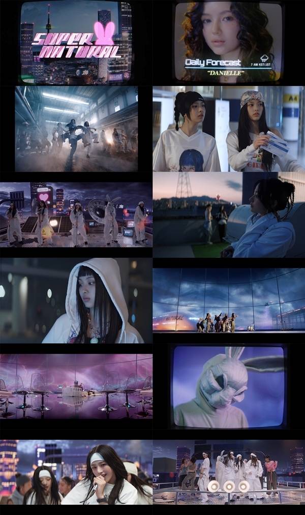 뉴진스(NewJeans)의 일본 데뷔 타이틀곡 ‘Supernatural’ 뮤직비디오가 총 2편으로 제작돼 각각 공개된다. / 사진 = 어도어