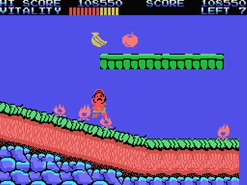 다카하시 명인의 모험도. 세가 상표권 때문에 이런 식으로 출시될 수 밖에 없었다고 한다.