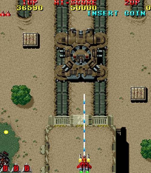 방사형 무기와 중앙 집중 화력의 무기